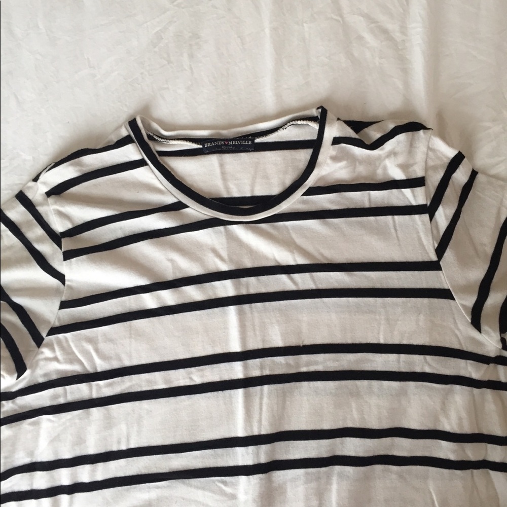 Brandy Melville Striped Luana Top